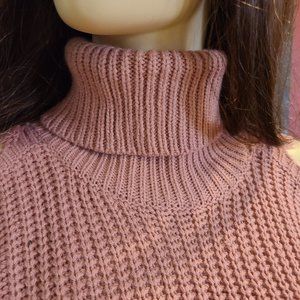 Women's Almost Famous Knitted Turtleneck Sweater. Size M